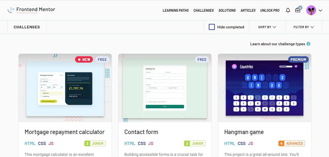 Frontend Mentor Screenshot